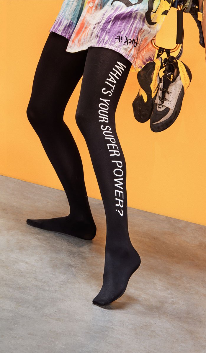 גרביונים מודפסים