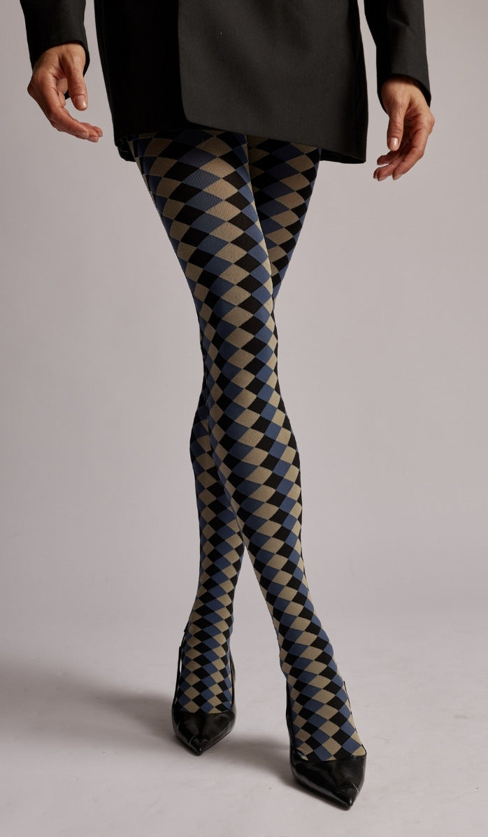 גרביון הארלקינו - שחור