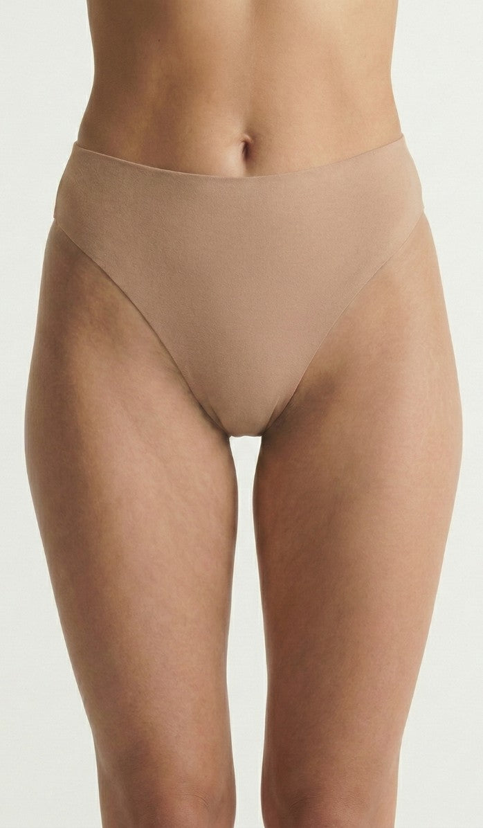 תחתון כותנה ללא תפרים - מותן גבוהה פודרה