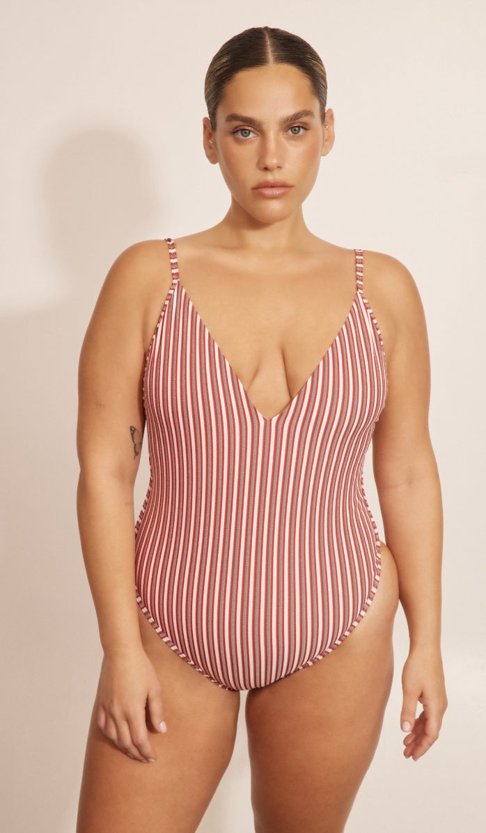 בגד ים שלם לנשים - סיינה סטרייפ