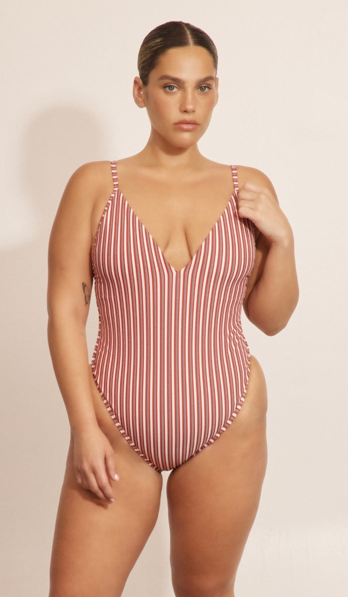 בגד ים שלם לנשים - סיינה סטרייפ