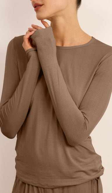 סט טי מיקרו מודל - חום אגוז