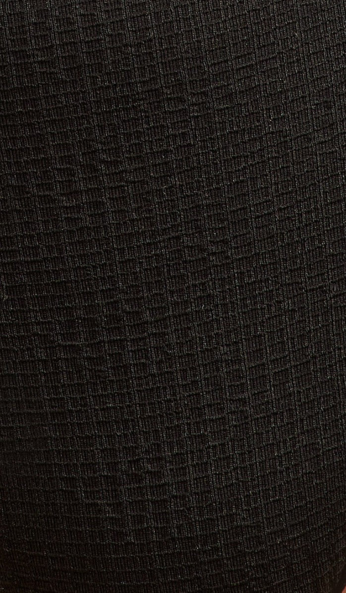 טופ ביקיני לנשים - ברוק שחור וופל