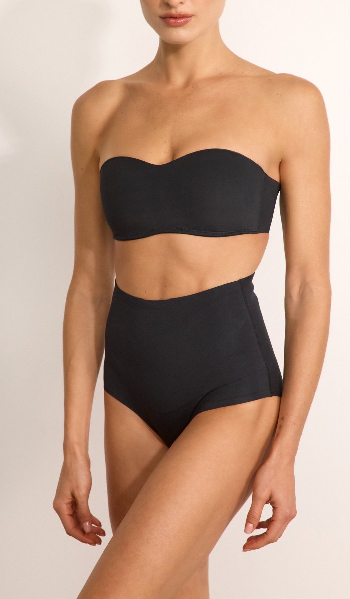 תחתון מחטב מבד מודל - שחור