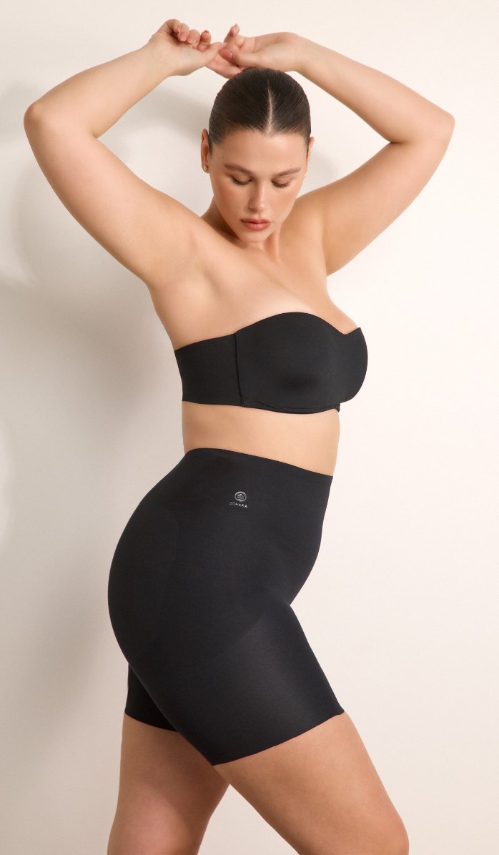 מכנס מחטב מבד מודל - שחור