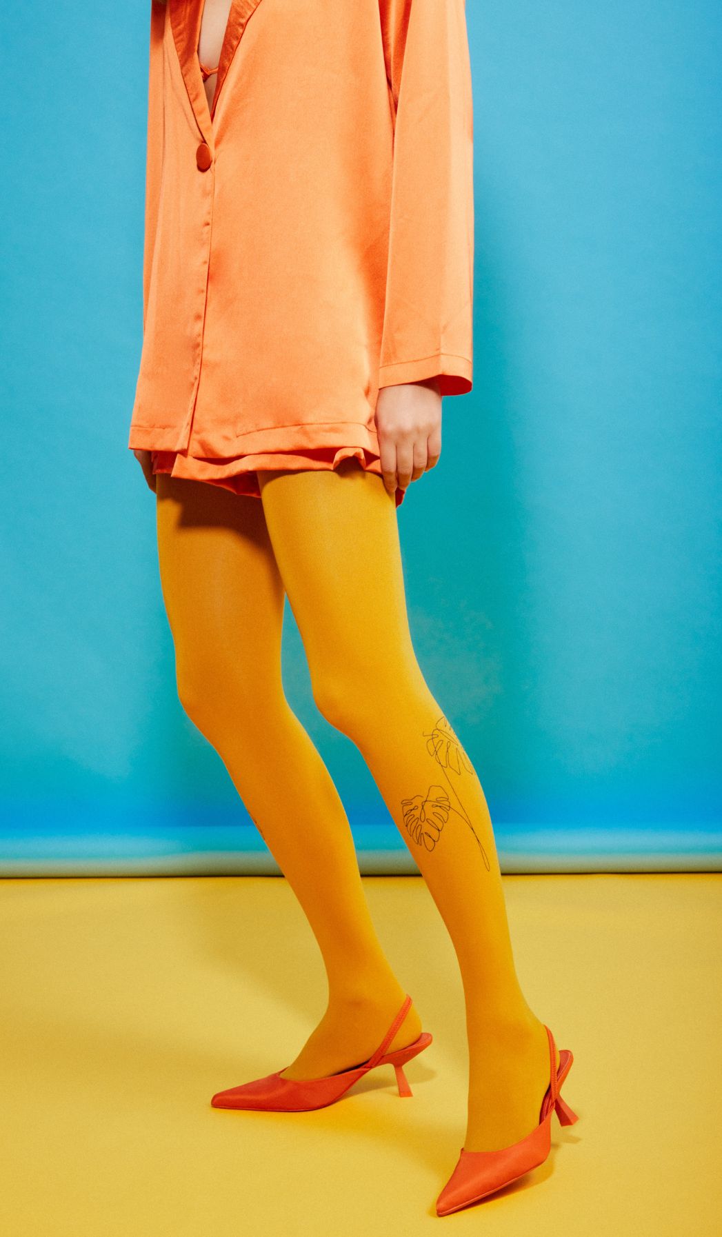 גרביון נשים אטום - מונסטרה חרדל