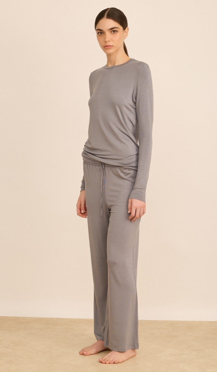 סט טי מבד מודל - מילי אפור בהיר