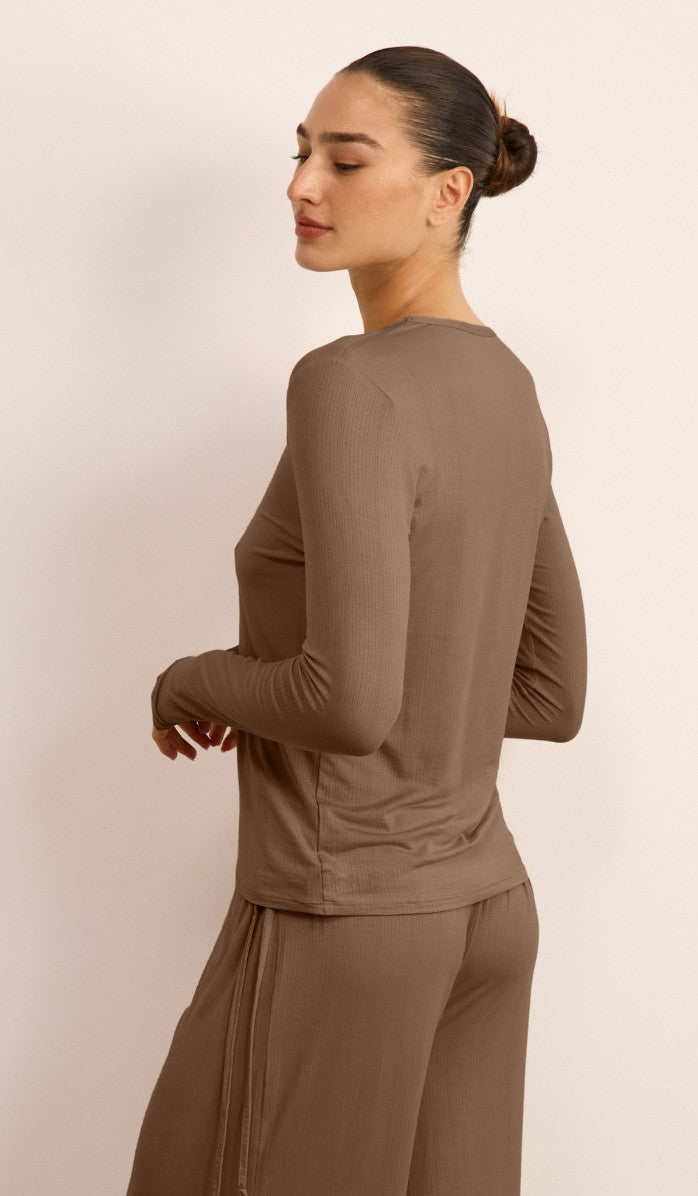 סט טי מיקרו מודל - חום אגוז