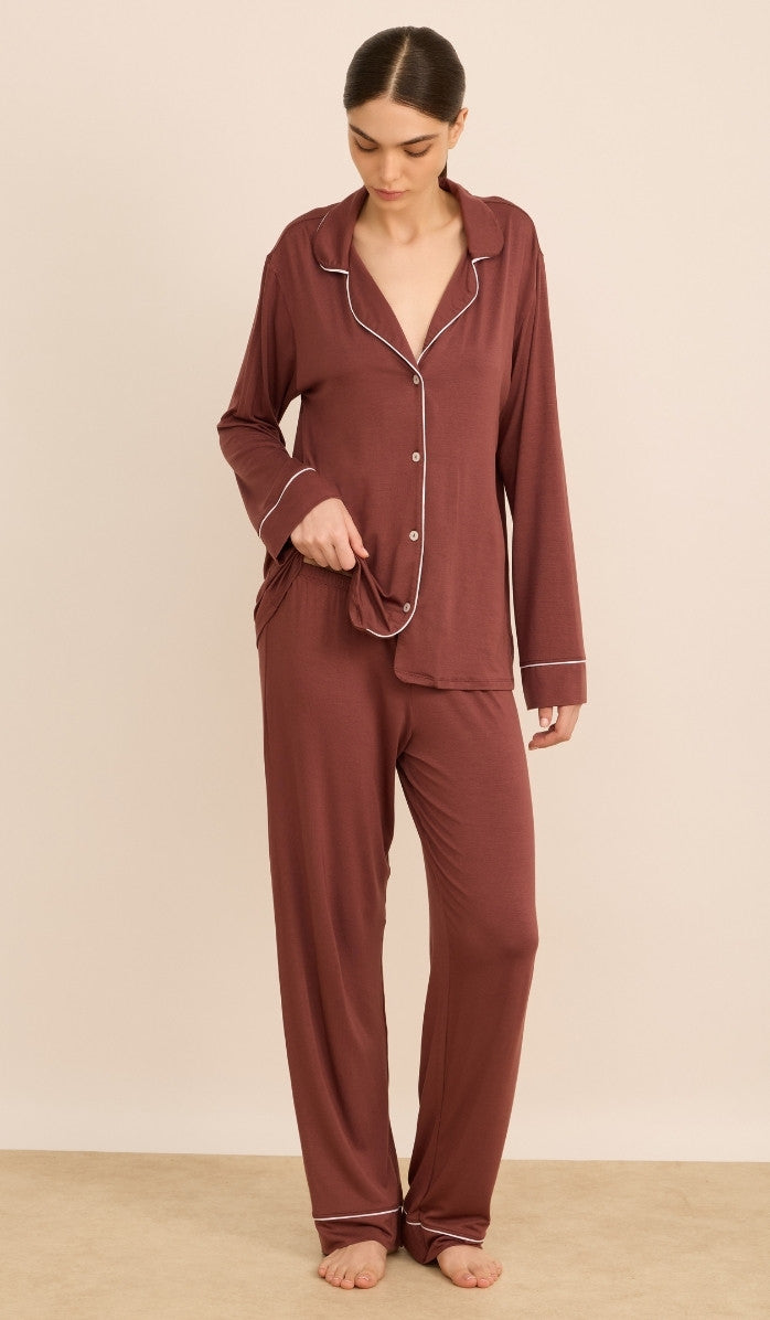 סט מכופתר מבד מודל - אלכסה ספייסי בלאש