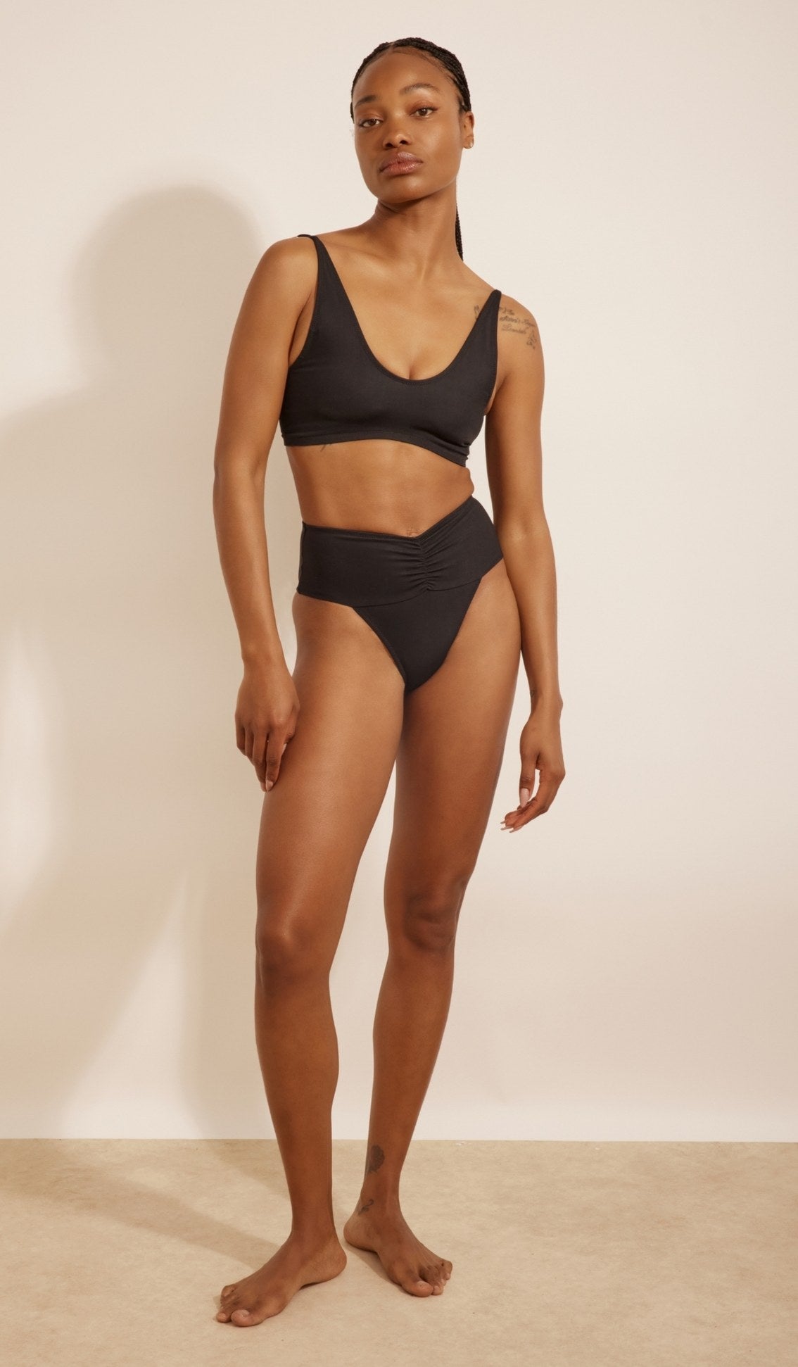 טופ ביקיני לנשים - מילה שחור