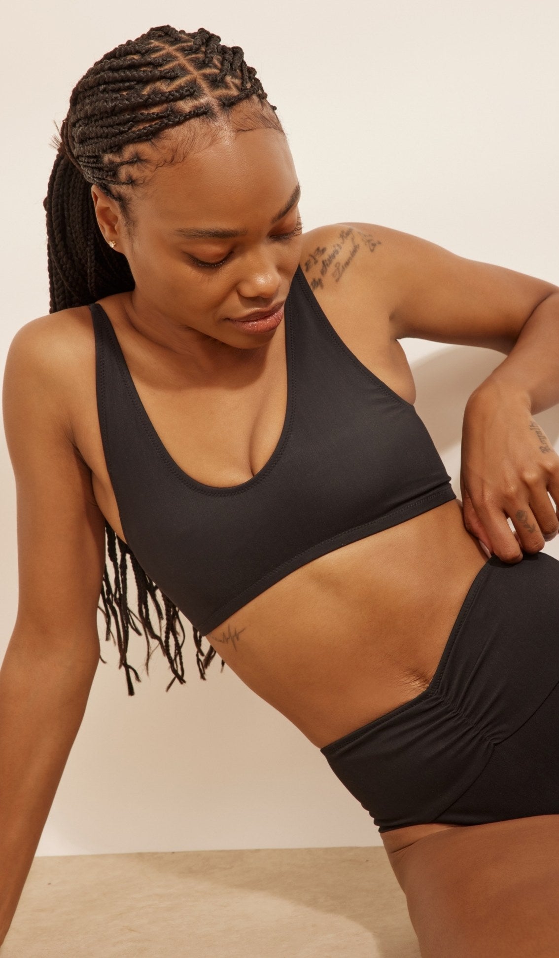 טופ ביקיני לנשים - מילה שחור