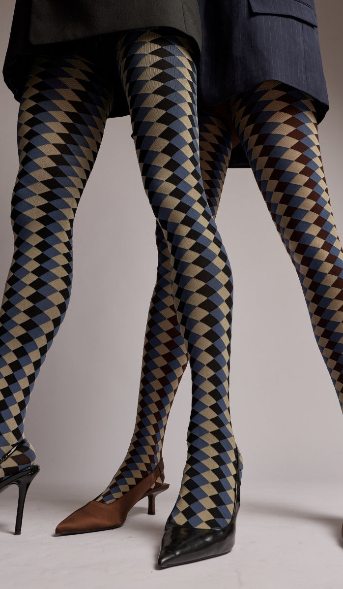 גרביון הארלקינו - שחור