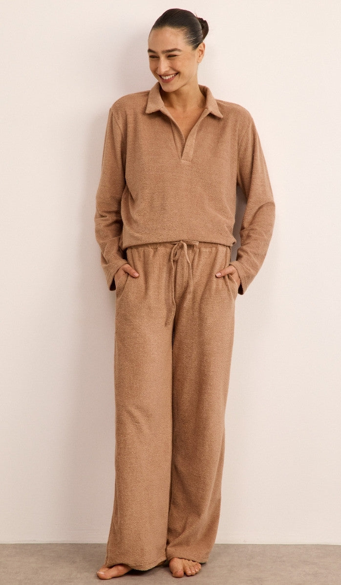 סט פולו מבד בוקלה - מוקה