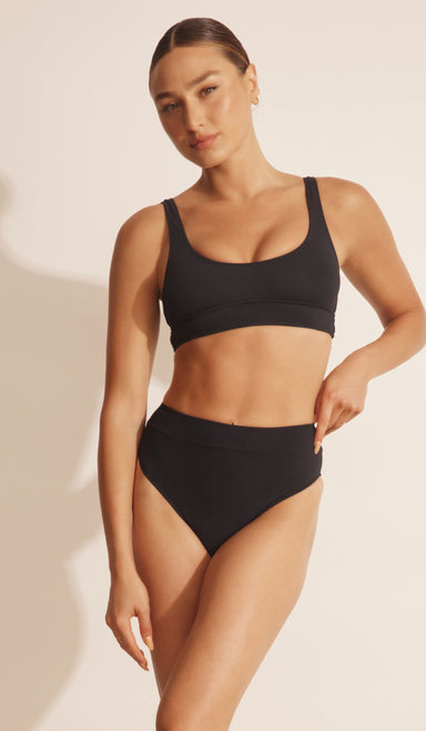 טופ ביקיני לנשים - אלכס שחור פיקה