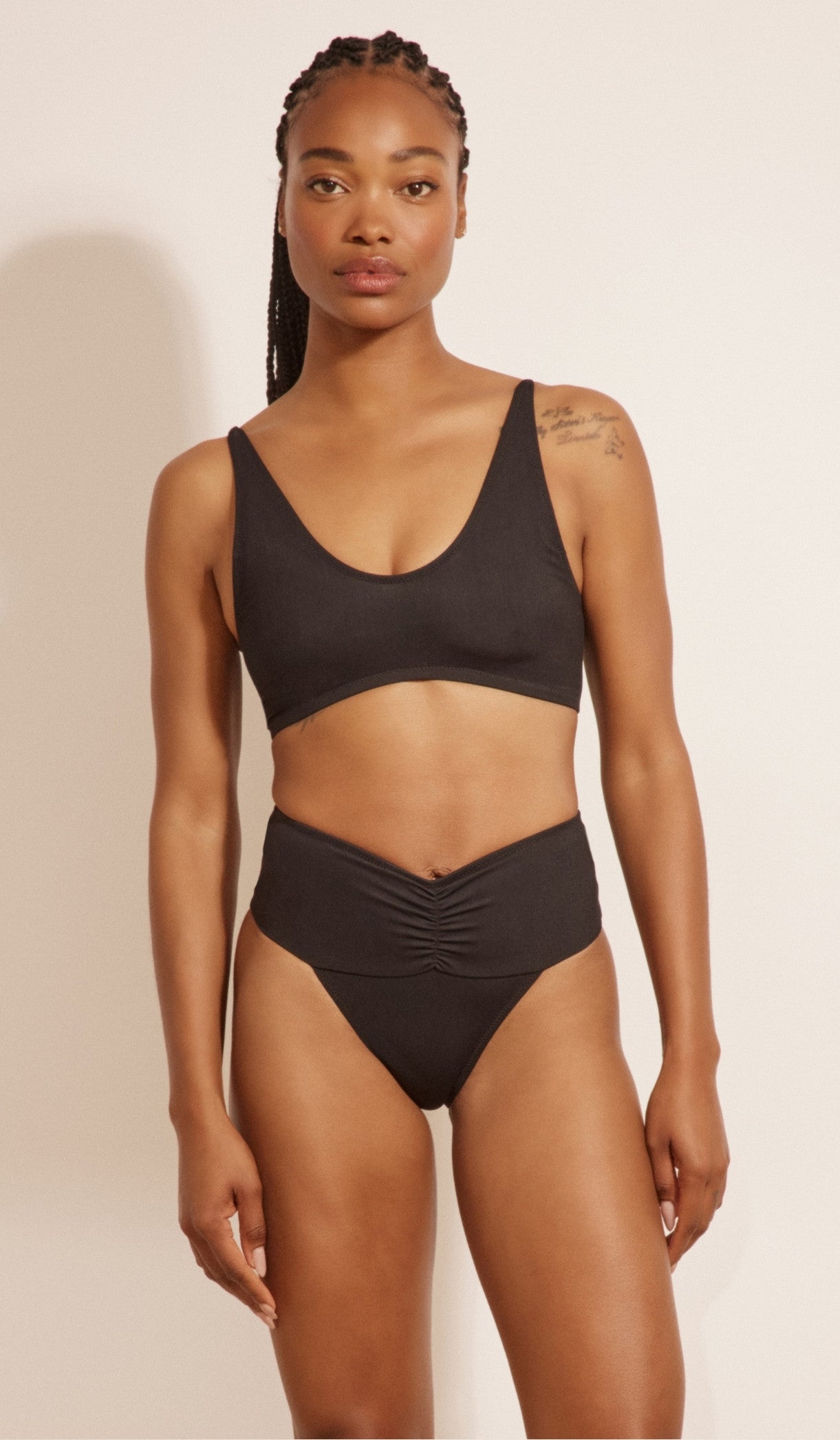טופ ביקיני לנשים - מילה שחור