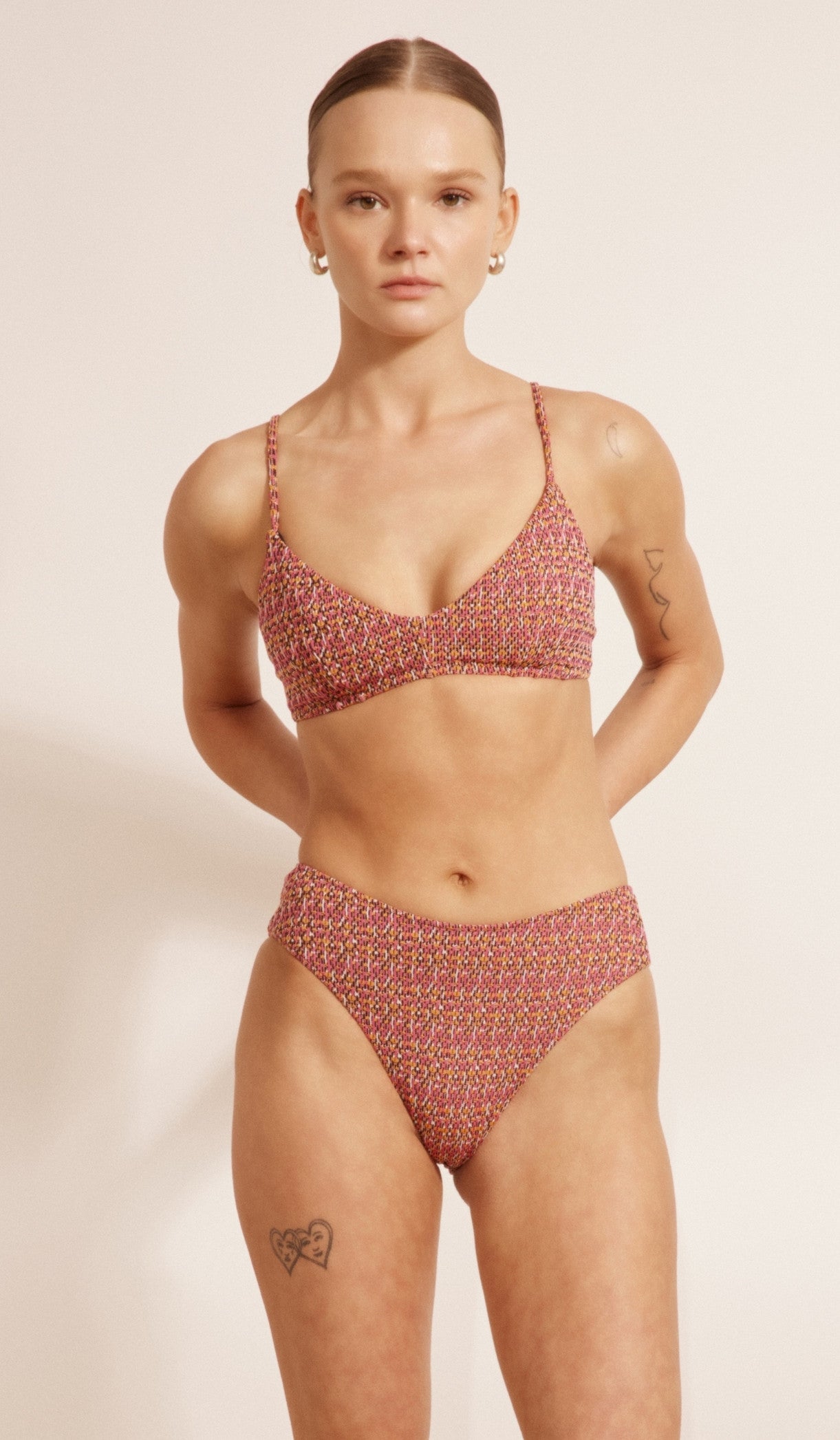 טופ ביקיני לנשים - קלואי ורוד מולטי