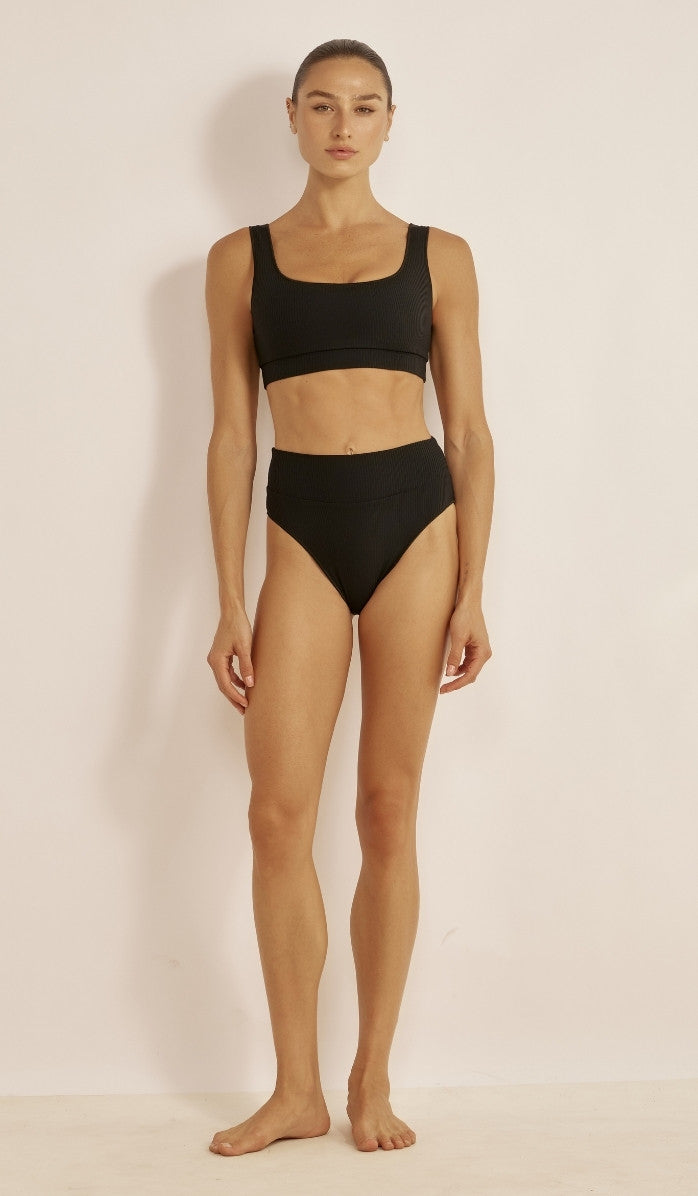 טופ ביקיני לנשים - אמילי שחור ריב