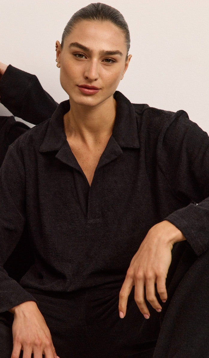 סט פולו מבד בוקלה - שחור