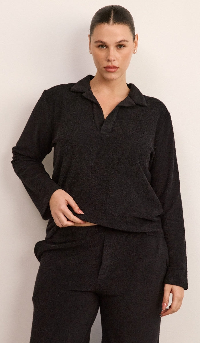 סט פולו מבד בוקלה - שחור