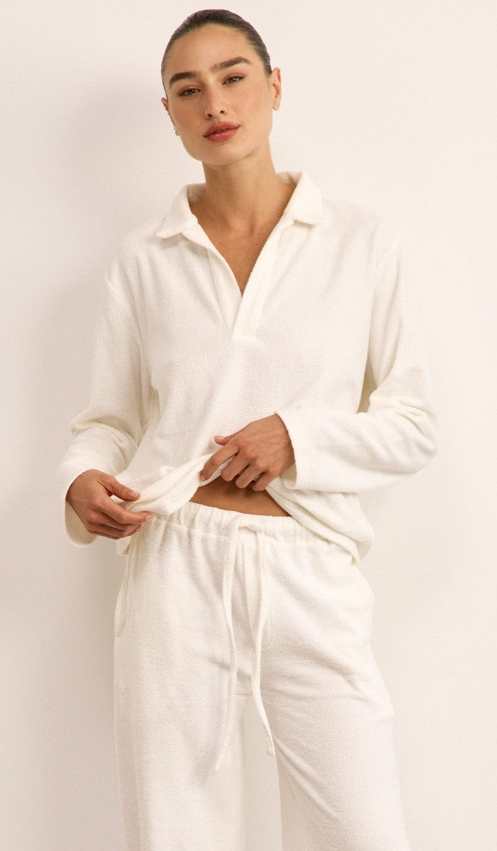 סט פולו מבד בוקלה - לבן