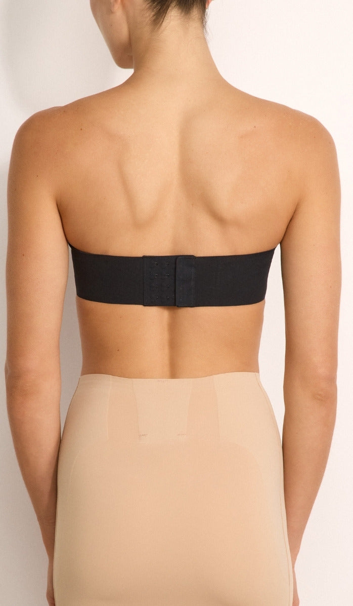 חזית סטרפלס - שחור