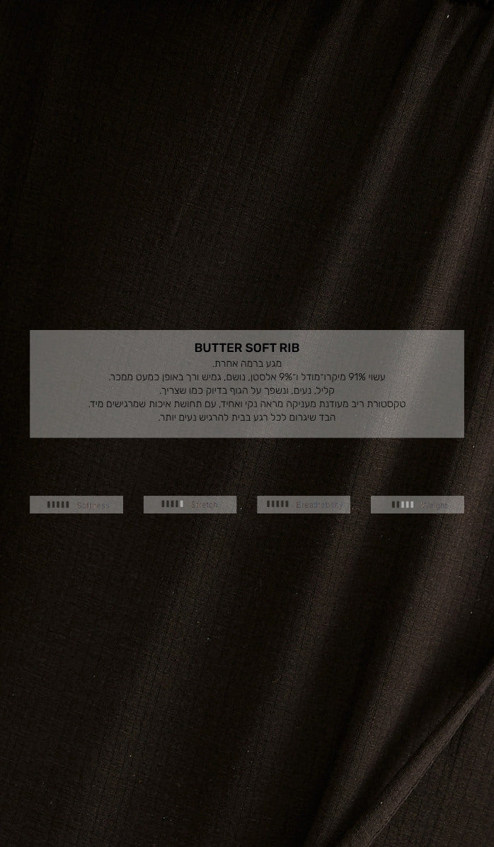 בוי שורטס מיקרו מודל - שחור