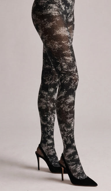 גרביון מעורפל - שחור לבן