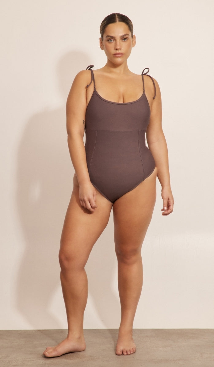 בגד ים שלם לנשים - ג'ולין סגול קקאו