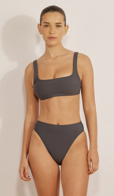 טופ ביקיני לנשים - לונה כחול מעושן