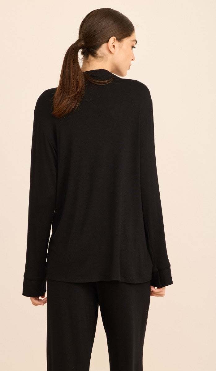 סט מכופתר מבד מודל - לוסי שחור