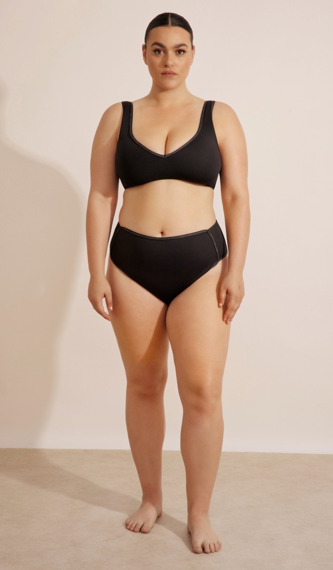 טופ ביקיני לנשים - ג'קי שחור