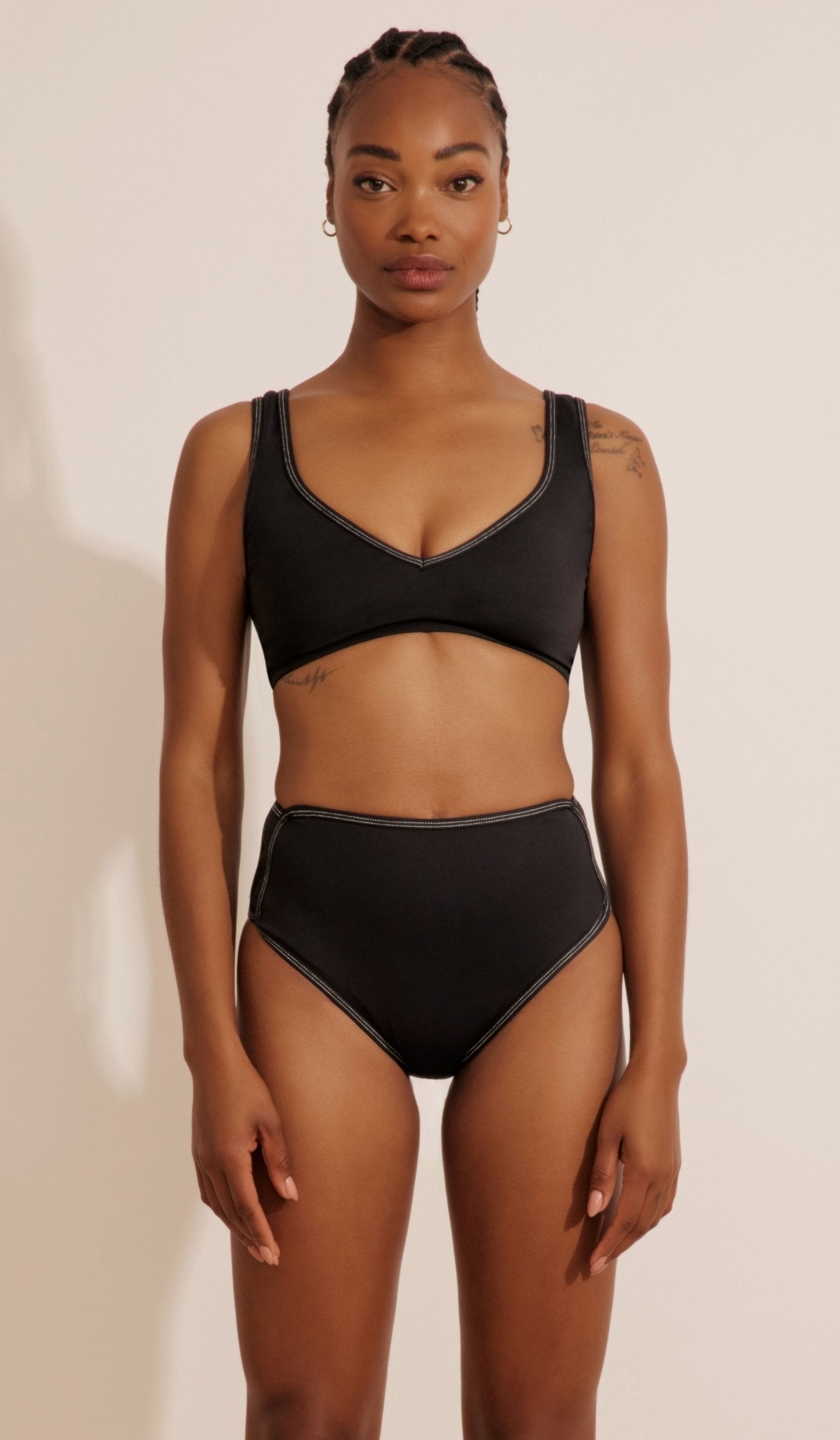 טופ ביקיני לנשים - ג'קי שחור