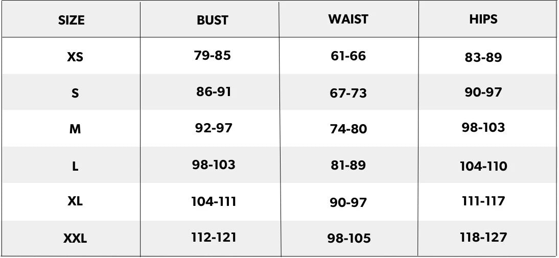 בגד ים שלם -  דיאנה שחור — size chart cm