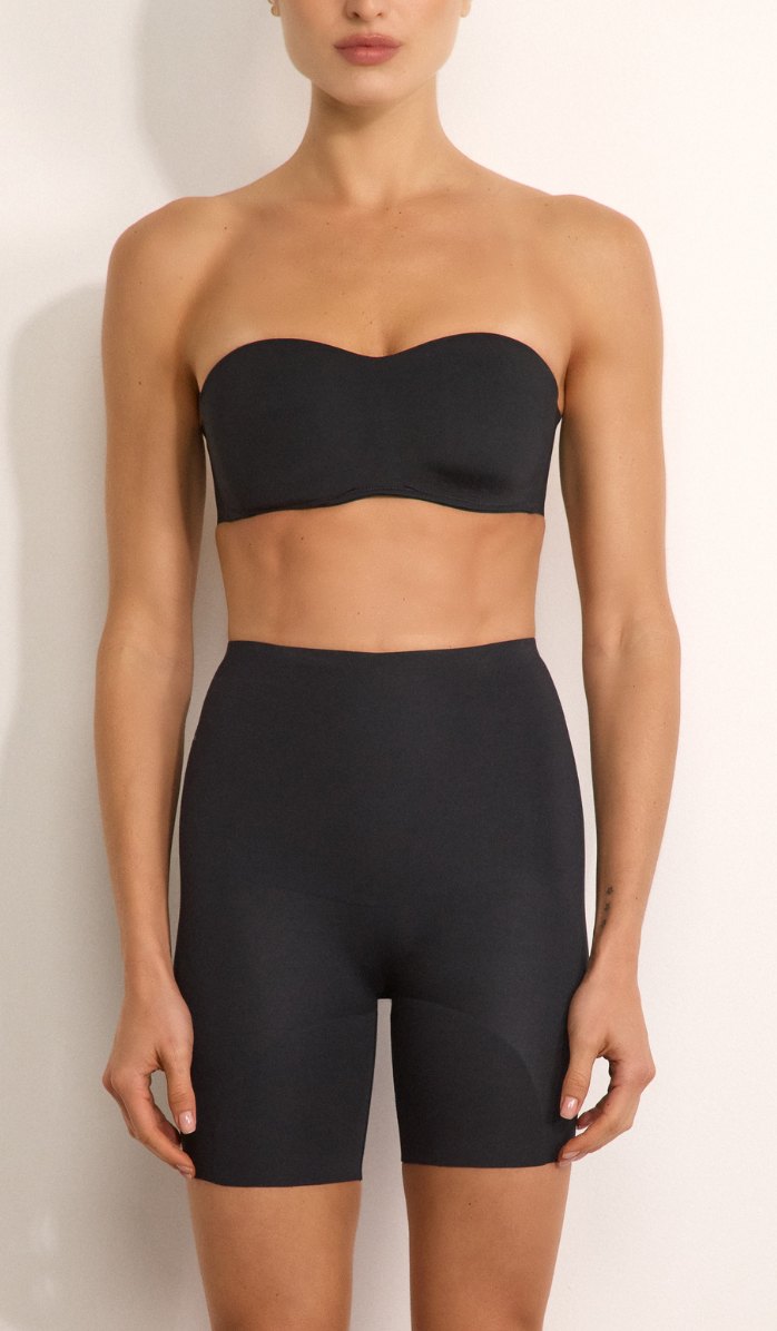 מכנס מחטב מבד מודל - שחור