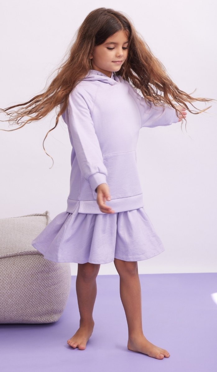 שמלת פוטר - לני סגול לילך