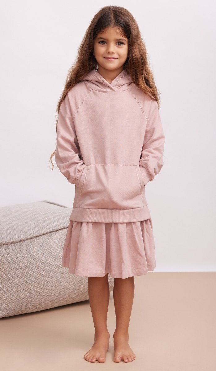 שמלת פוטר  - לני ורוד בהיר