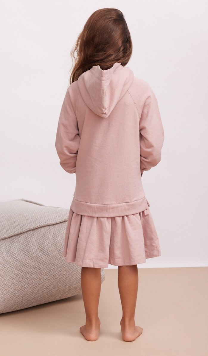 שמלת פוטר  - לני ורוד בהיר