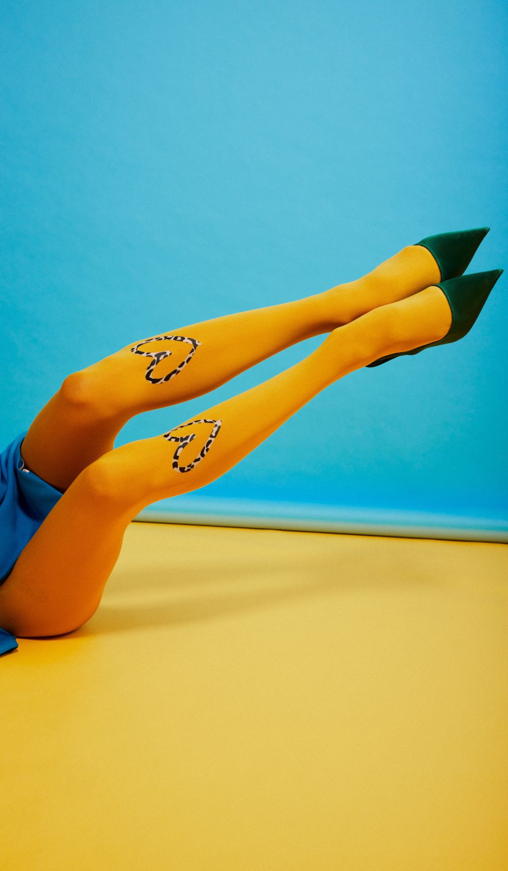 גרביון נשים אטום - אהבה פראית חרדל