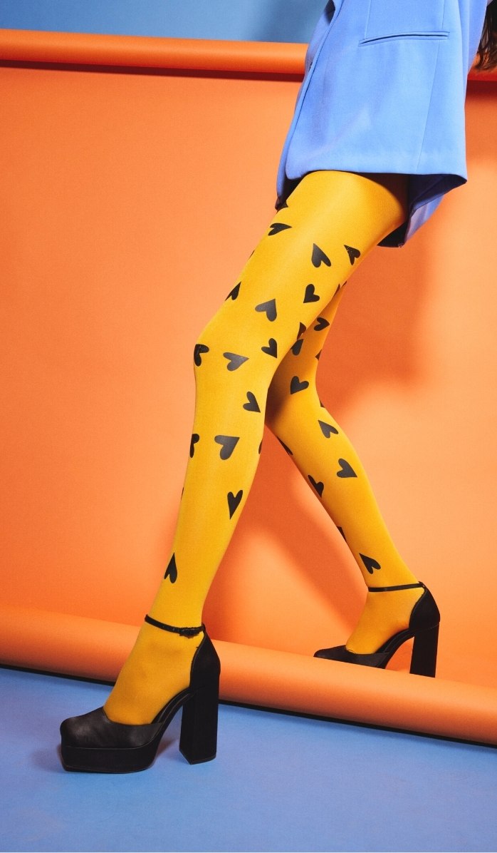 גרביון נשים אטום - משוגע עליך חרדל