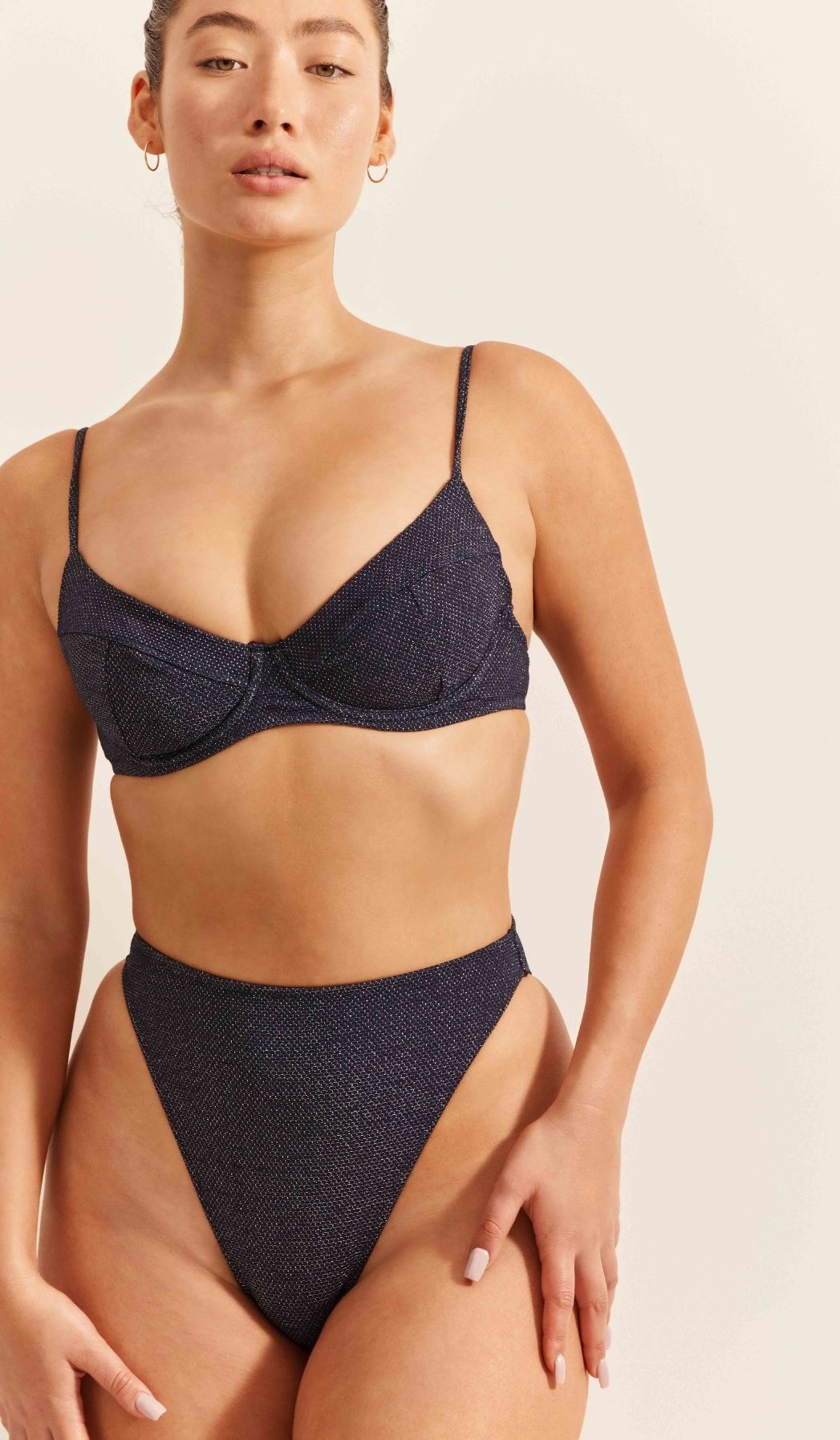 תחתון ביקיני לנשים - סימון נייבי לורקס