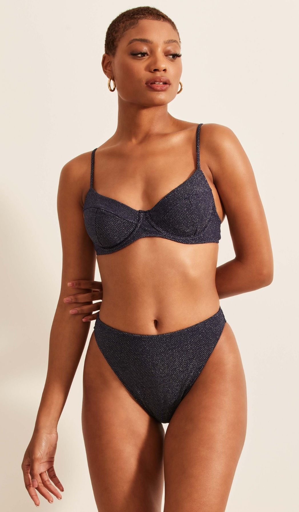 תחתון ביקיני לנשים - סימון נייבי לורקס