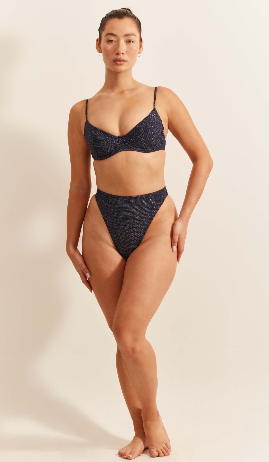 תחתון ביקיני לנשים - סימון נייבי לורקס