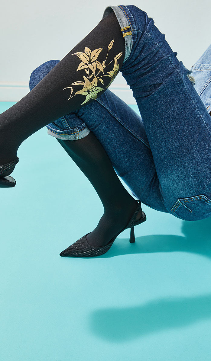 גרביון נשים אטום - ליליות או לא להיות שחור